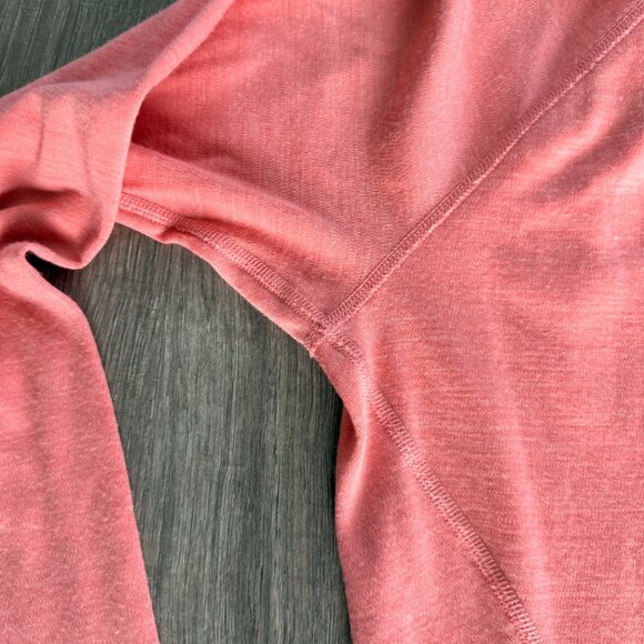 Smartwool Merino Base Layer 1/4 Zip - Orange / Size Large - Picture 9 of 10